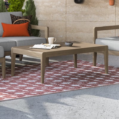 Homestyles Sustain Gray Wood Outdoor Coffee Table