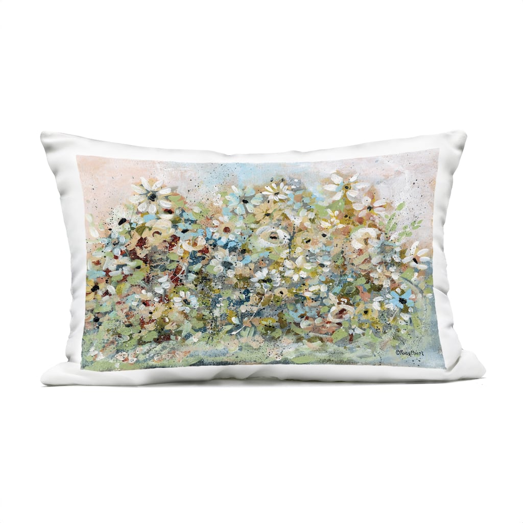Stupell Bold Garden Blooms Printed Outdoor Throw Pillow Design by Roy Ebert