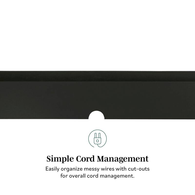 Sleek Wall-Mounted Floating TV Stand for TVs Up to 70 Inches - Features 5 Open Cubbies and Cord Management