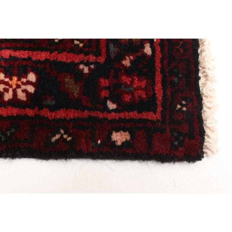 ECARPETGALLERY Hand-knotted Andelz Red Wool Rug - 2'2 x 9'11