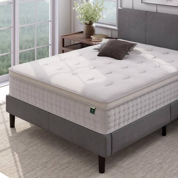 12 Inch Euro Top Pocket Spring Hybrid Mattress / Pressure Relief
