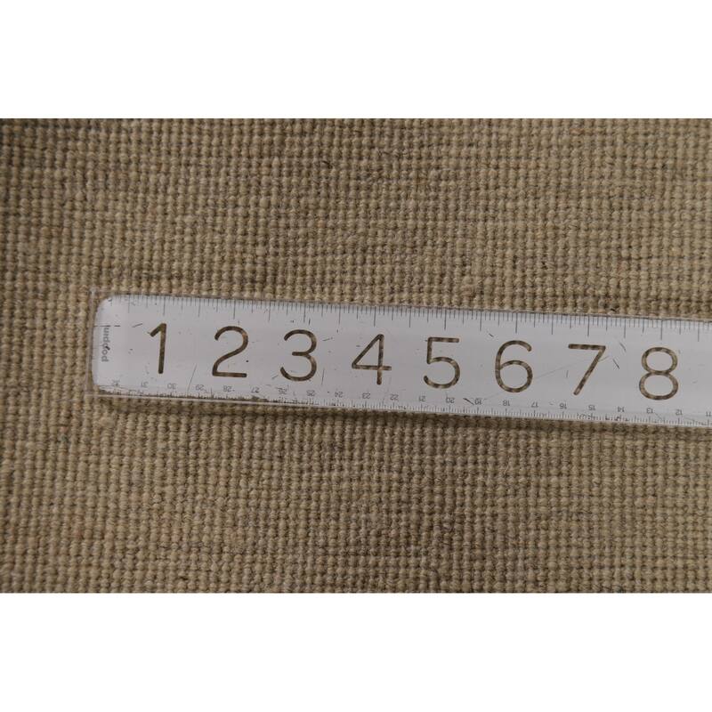 Modern Gabbeh Oriental Area Rug Handmade Solid Wool Carpet - 4'11" x 6'4"