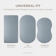 preview thumbnail 23 of 24, Muslin Bassinet Sheet, 2-Pack 100% Soft Cotton by Comfy Cubs