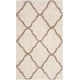preview thumbnail 99 of 145, SAFAVIEH Hudson Shag Ariola Trellis 2-inch Thick Rug 3' x 5' - Ivory/Beige