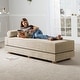 preview thumbnail 55 of 76, Jaxx Artemis Daybed Queen Size Convertible Sleeper Beige