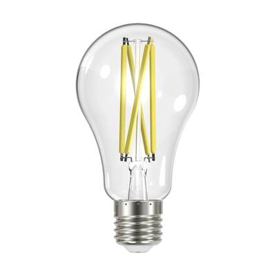 12.5 Watt LED A19 Clear Medium Base 5000K 90 CRI 120 Volt - N/A
