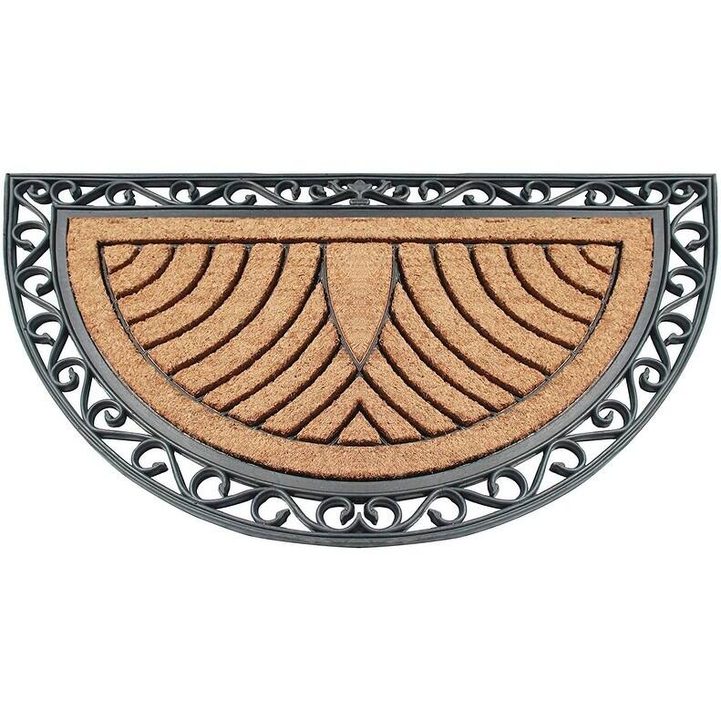 A1HC Natural Coir & Rubber Door Mat, 30"x48", Heavy Duty Large Doormat