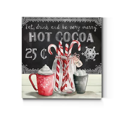 Peppermint Cocoa-Premium Gallery Wrapped Canvas - Ready to Hang