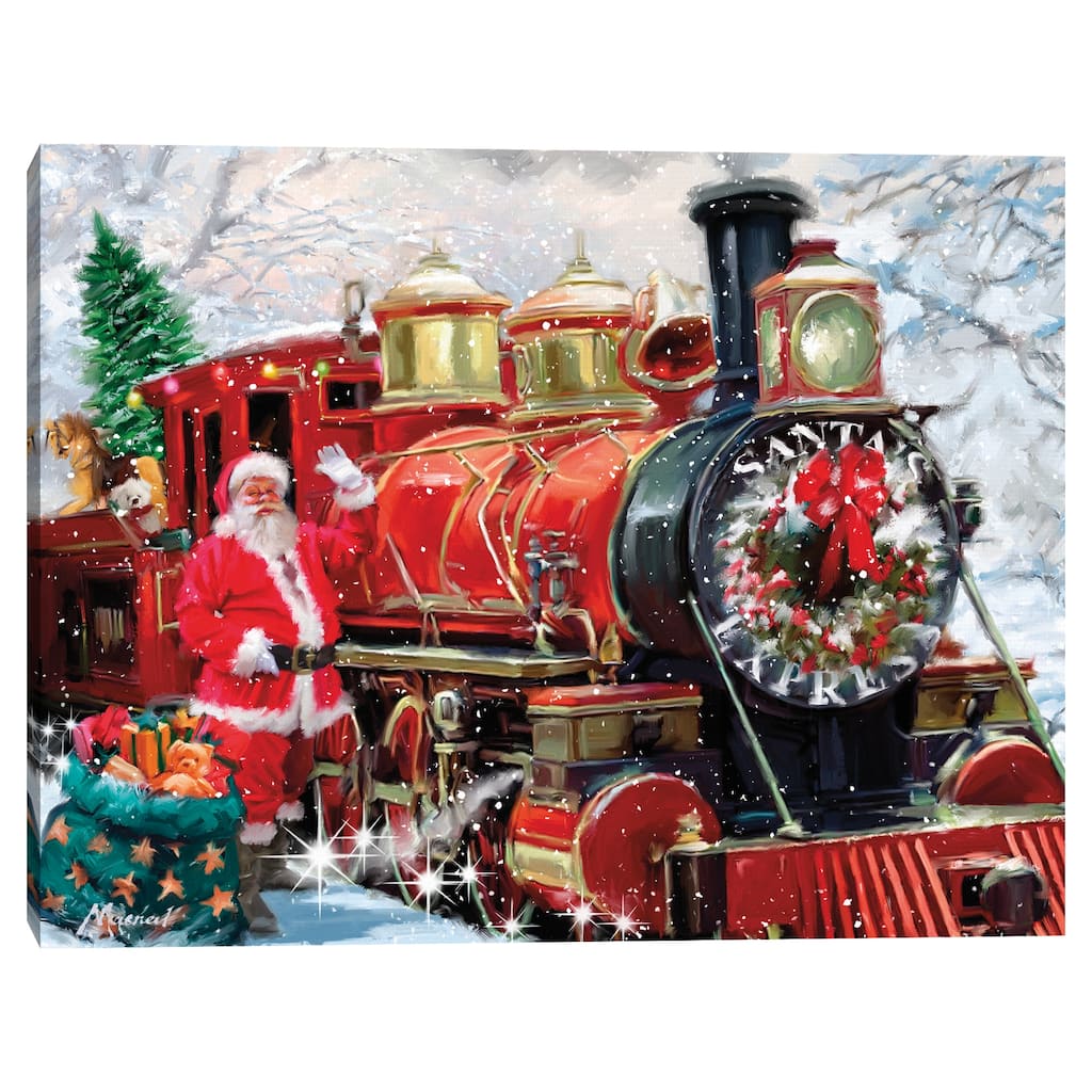 Christmas Express by The Macneil Studio Canvas Art Print