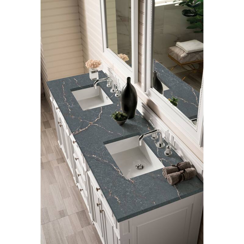 James Martin Vanities 157-V72-FPBL Bristol 72" Free Standing Double