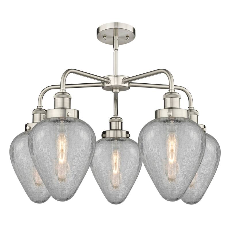 Innovations Lighting Geneseo - 5 Light 24" Stem Hung Chandelier