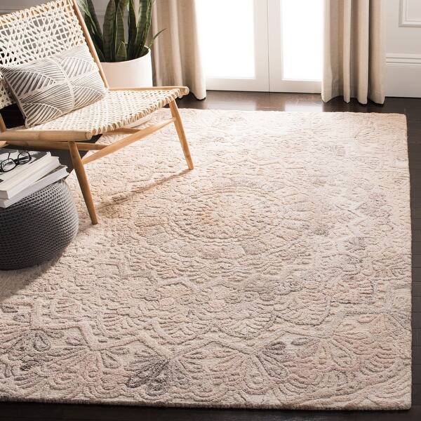 Shop Safavieh Handmade Marquee Genta Modern Medallion Wool Rug On Sale Overstock 15265558