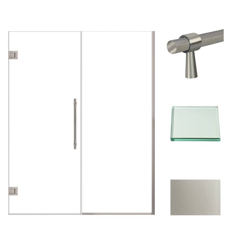 Transolid EHTB605307610C-BK Elizabeth 76" High x 60-1/2" Wide Hinged