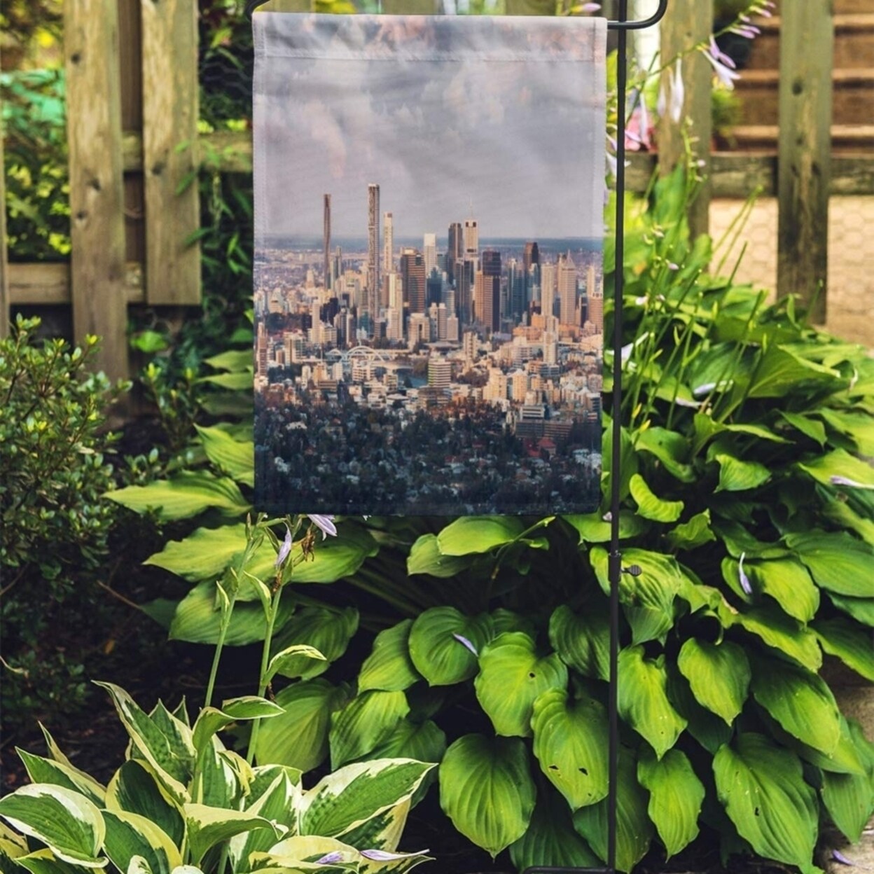Shop Blue Skyline Brisbane City Landscape Cityscape Australia Australian Day Night Garden Flag Decorative Flag House Banner On Sale Overstock 31331582