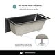 preview thumbnail 64 of 145, Fine Fixtures Acrylic-Fiberglass Soaking Bathtub, White. Alcove/Apron Front
