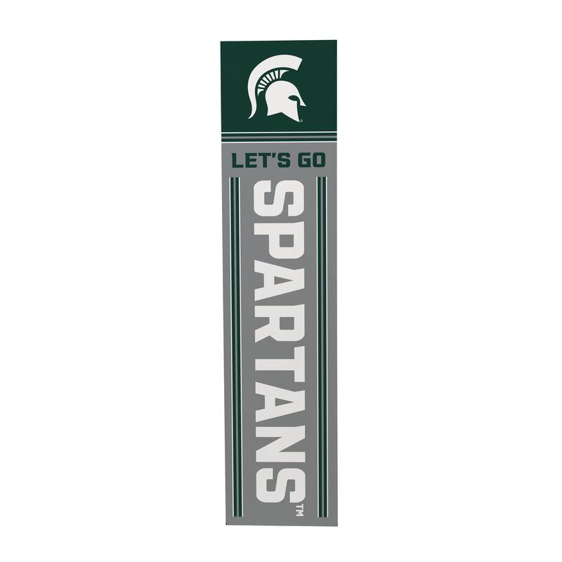 47" Double Sided Seasonal Porch Leaner, Michigan State University - 47" x 11.25"