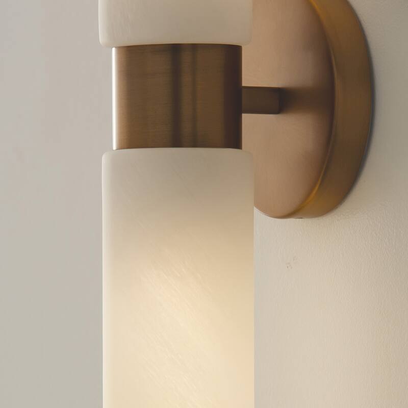Alyssa 2-Light Sconce - 5"W x 20.5"H x 5"E