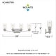 preview thumbnail 7 of 5, Acacia 4-Light Brushed Nickel Bath Light