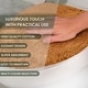 preview thumbnail 159 of 189, Home Weavers Waterford Collection Cotton Toilet Lid Rug | Elastic Fit | Fit Most Standard Toilet Lid | 18"x18"