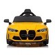 preview thumbnail 3 of 18, BMW M4 12V Electric Ride-On Toy Car for Kids with Remote Control - Yellow