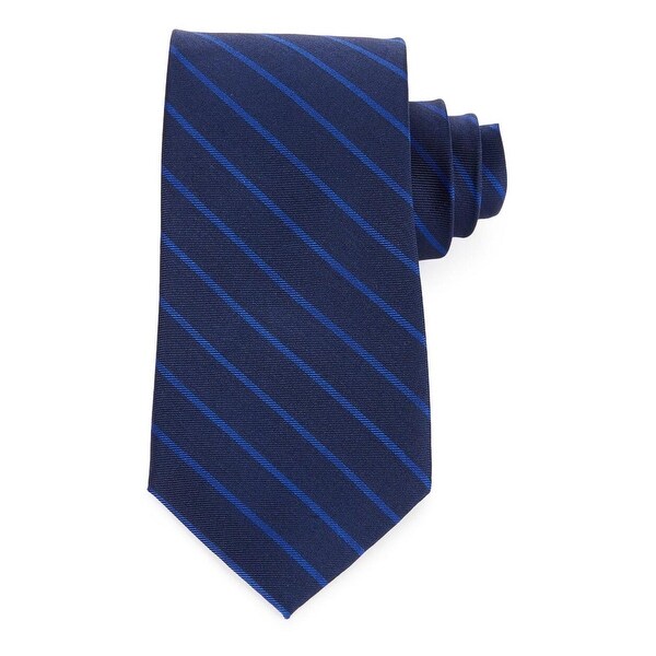 Tommy Hilfiger Men's Doubly Distinct Silk Tie Navy / Royal Blue. Opens flyout.