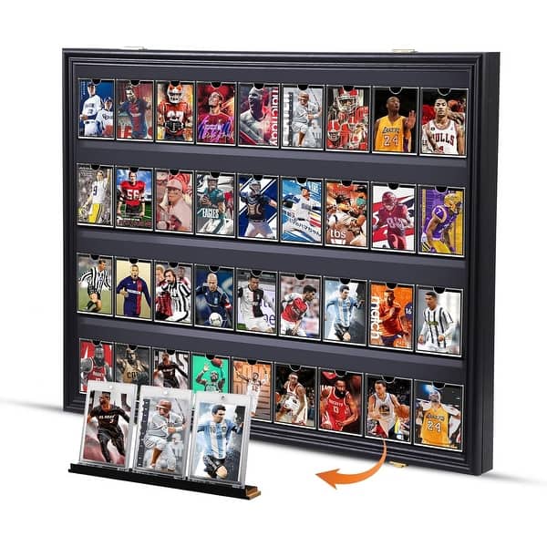 Card Display Case, Graded Sports Card Display for Basketball Football Hockey  Trading Cards with UV Protection - On Sale - Bed Bath & Beyond - 40133820