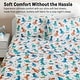 preview thumbnail 6 of 82, HLC.ME Printed Kids Bed Sheets - Patterned Bed Sheet Set - Wrinkle Resistant & Ultra Soft - For Mattresses up to 15 Inches Deep