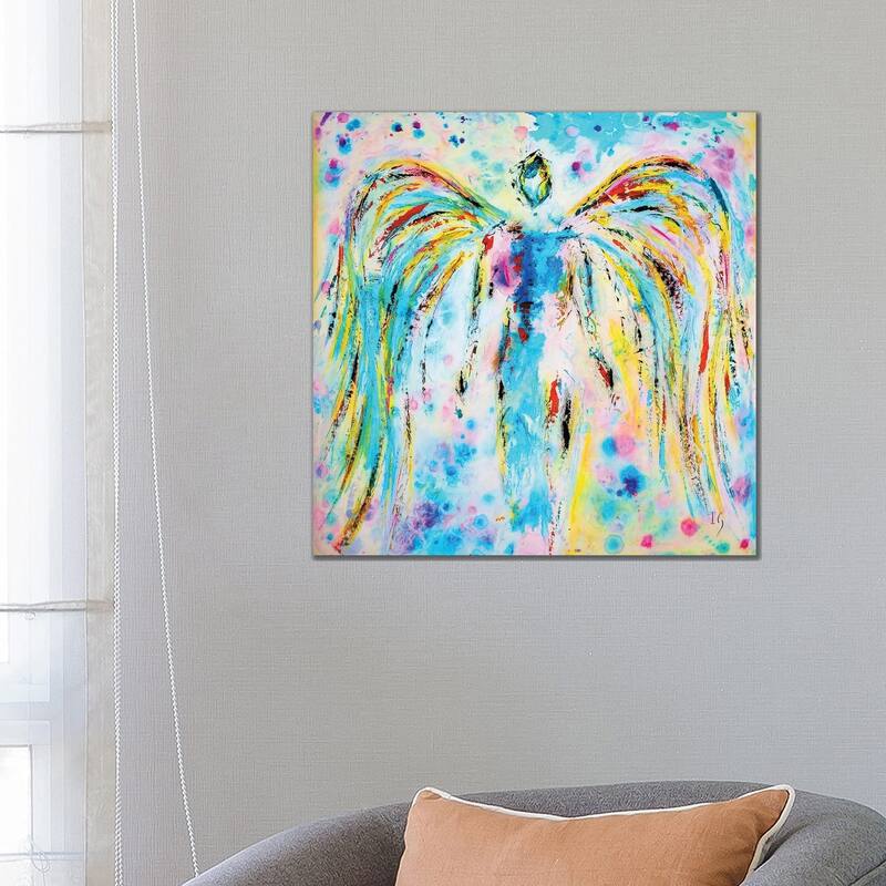 iCanvas "Heavenly Angel" by Ivan Guaderrama Canvas Print - 26x26x1.5