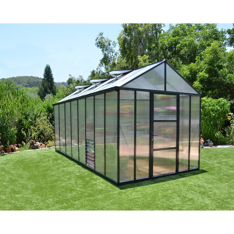 Glory Gray/Diffused DIY Greenhouse Kit - 8 ft. x 16 ft.