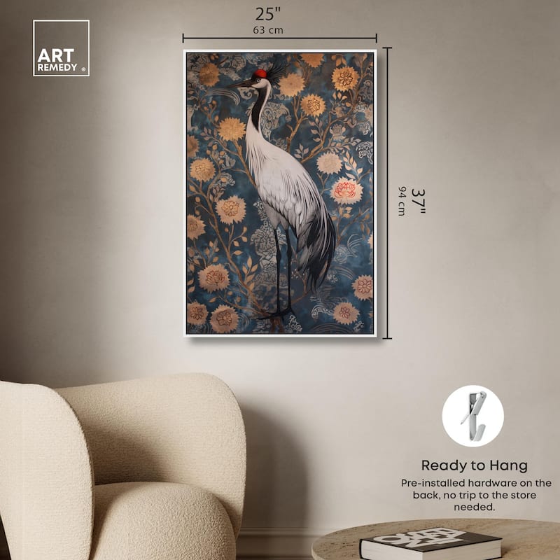 Botanical Bird II Canvas by Art Remedy
