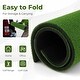 preview thumbnail 7 of 8, Costway 5 x 4 FT Golf Hitting Mat Artificial Indoor Outdoor Turf Golf - See Details
