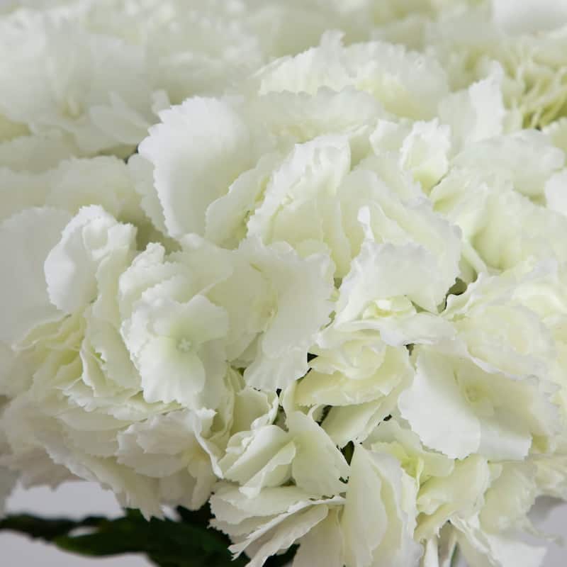 Hydrangea Artificial Floral Arrangement - 20" - White