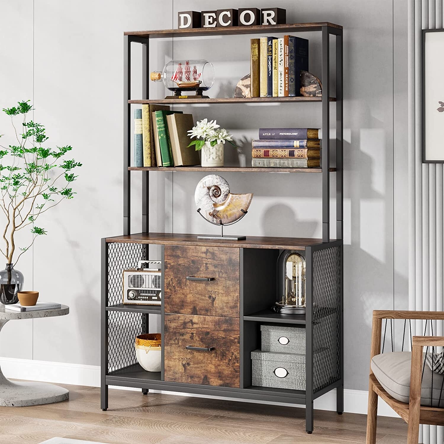 Filing cabinet and bookshelf clearance combo
