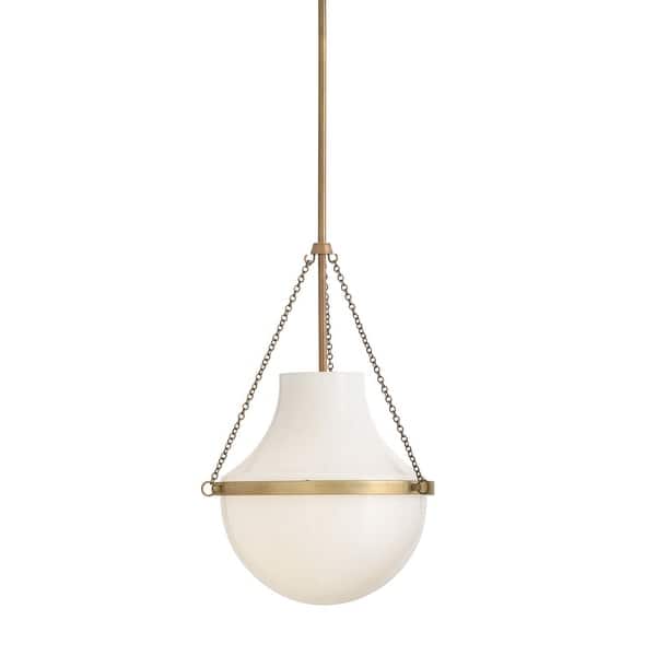 slide 2 of 11, Hinkley Lighting 46897 Collins 15" Wide Suspension Pendant Heritage Brass