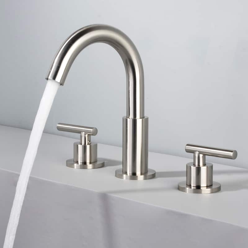 Clihome 8 Inch Widespread Bathroom Sink Faucet