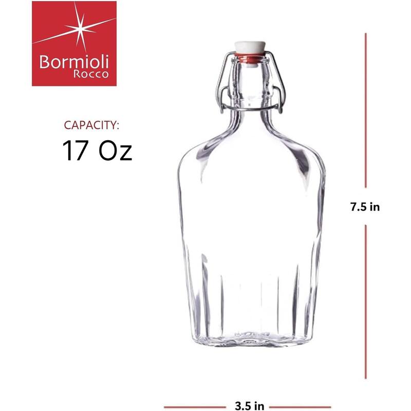 Bormioli Rocco Fiaschetta Pocket Flask - 17.5 oz