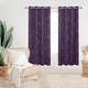 preview thumbnail 108 of 113, Deconovo Gold Line 52 Width Curtain Panel Pair (2 Panel)