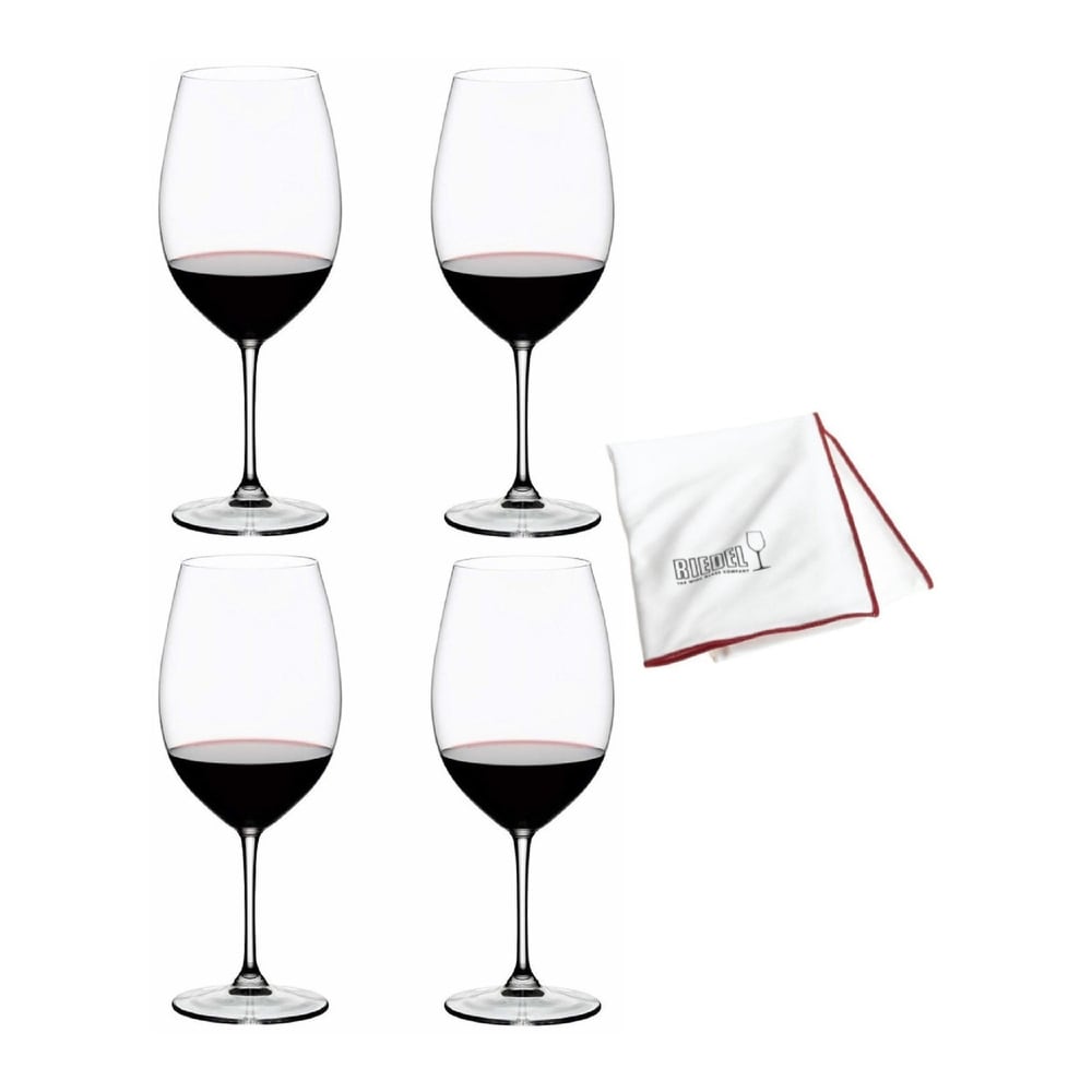 Cru Stemless Wine Glass Set with Silicone Protection