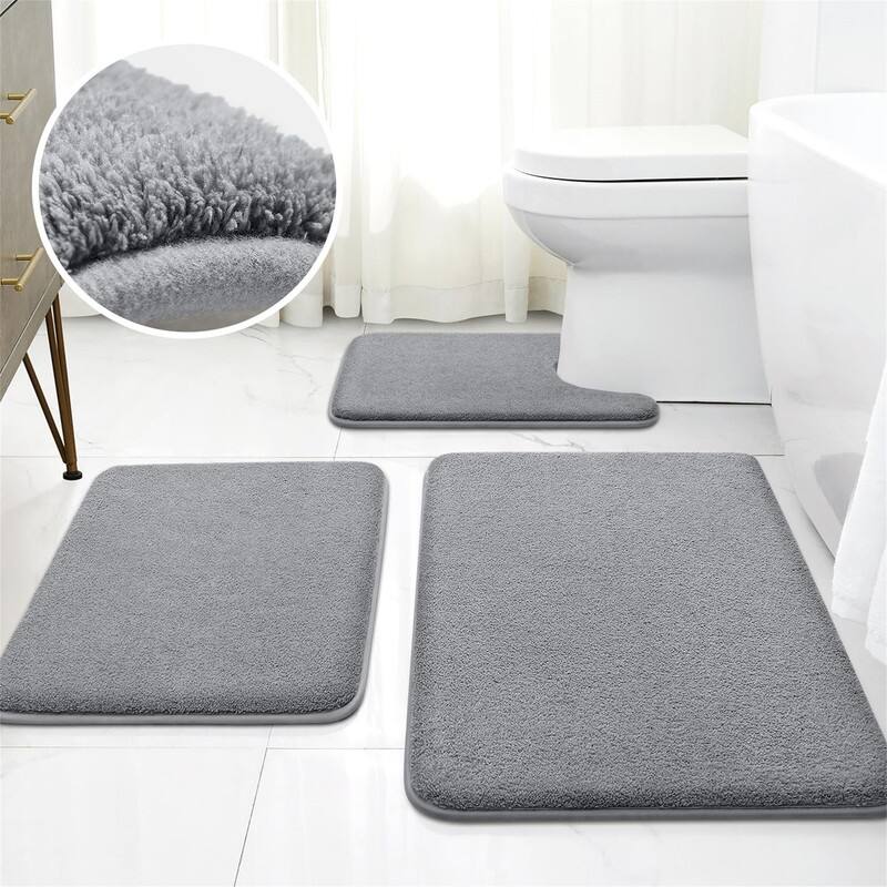 Bathroom Rugs - Grey