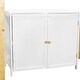 preview thumbnail 8 of 7, Stylish Design Full Size Loft Bed With Built-in Storage Cabinet and Cubes, Wood Bed with Foldable Desk, White