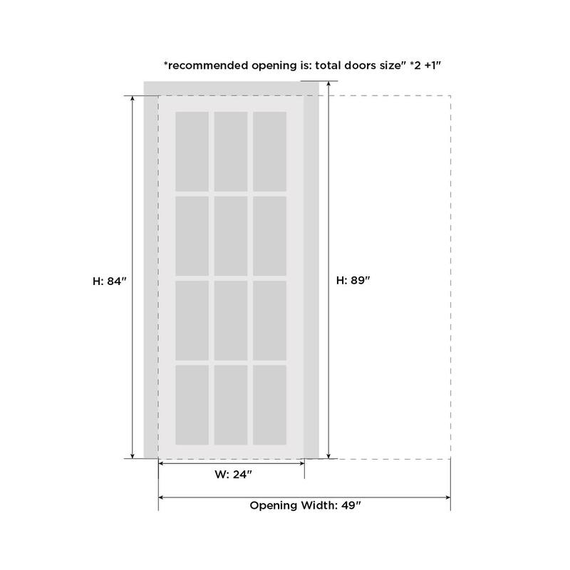 Sliding Pocket Door / Mela 0716 Painted White / Kit Rail Hardware / MDF Interior Bedroom Modern Doors