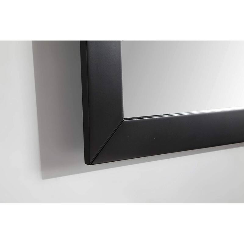 Vanity Art 60" Single Sink Bathroom Vanity Set with Engineered Marble Top and Free Mirror