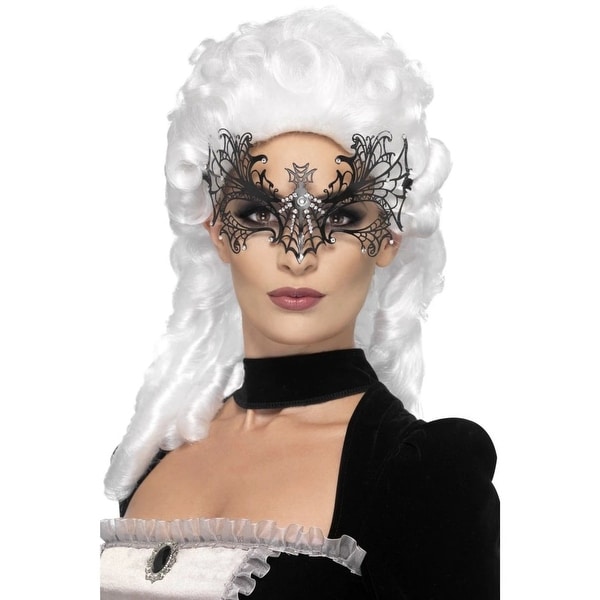 MASQUERADE GENT/'S LARGE BLACK EYE MASK Mens Fancy Dress Costume Accessory
