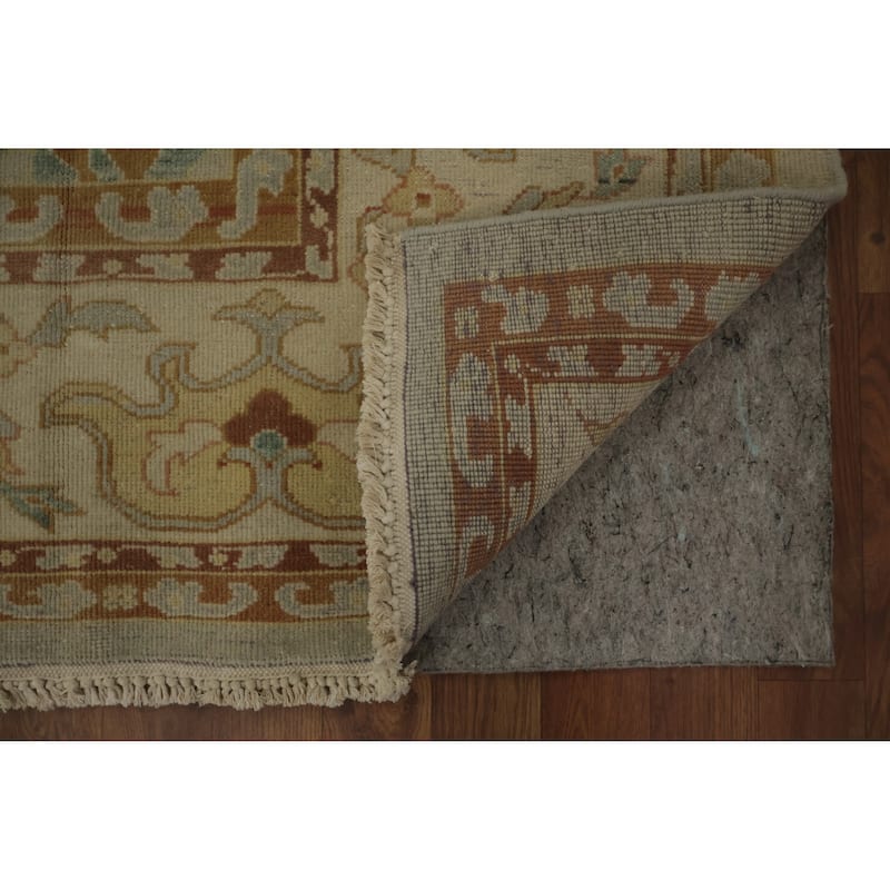 Hand Knotted Oriental 100% Wool Carpet Traditional Floral Greys & Charcoal Ziegler Area Rug - 12' 1'' X 8' 6''