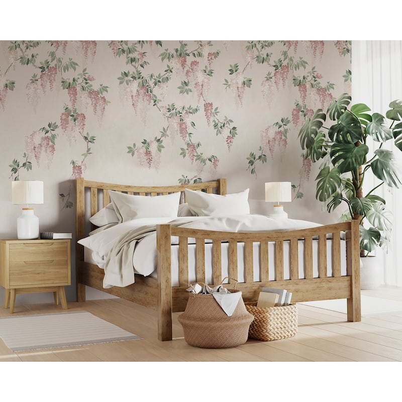 Wisteria Blush Wall Mural