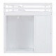 preview thumbnail 8 of 18, Merax Full Size Wood Loft Bed With Built-in Wardrobes, Cabinets and Drawers