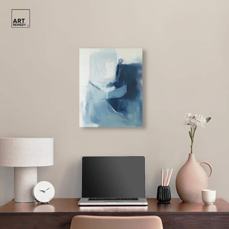 Glacial Reflections I Canvas by Art Remedy, Gallery Wrapped