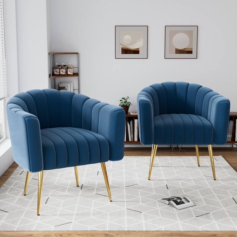 Ouyessir Oversized Modern Upholstered Accent Chair with Tufted Back