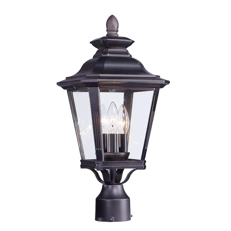 Knoxville 3-Light Outdoor Post - Bronze
