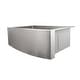 preview thumbnail 1 of 12, ZLINE Farmhouse Apron Mount Single Bowl Scratch Resistant Stainless Steel Kitchen Sink with Bottom Grid